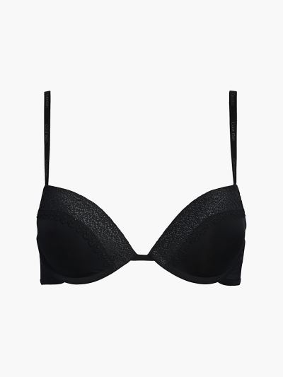 Calvin Klein Underwear HU626015 | Calvin Klein Flirty Plunge Női Melltartó Fekete